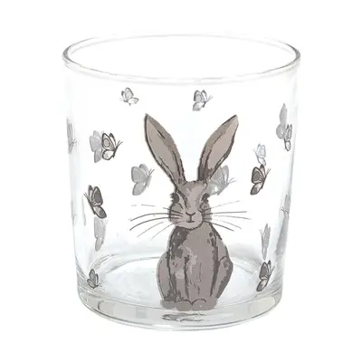 Sklenička na vodu se zajíčkem Rustic Easter Bunny – 250 ml