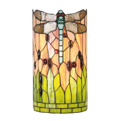 Nástěnná lampa Tiffany Dragonfly – 20x11x36 cm