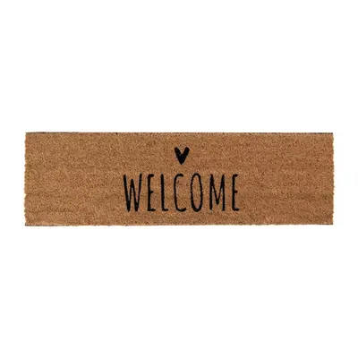 Kokosová rohožka Welcome Heart – 75x22 cm