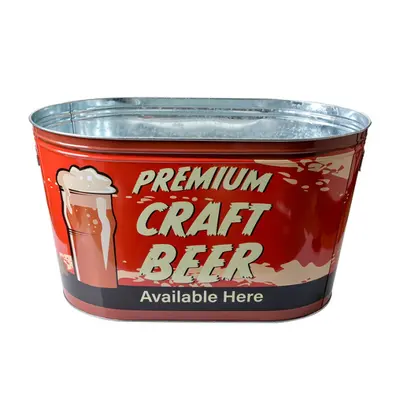 Hliníková nádoba na led Premium Craft Beer – 40x25x23 cm