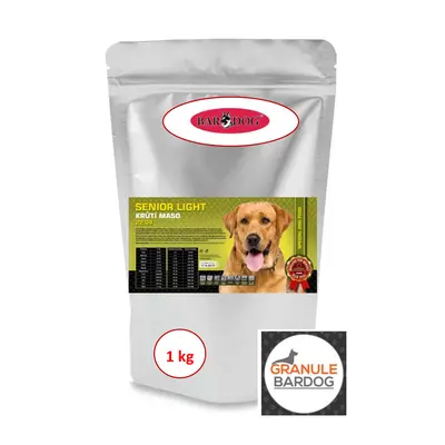 Bardog Super prémiové granule Senior light 22/09 1 kg