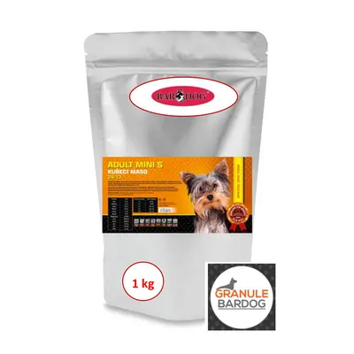 Bardog Super premiové granule Adult Mini S 24/13