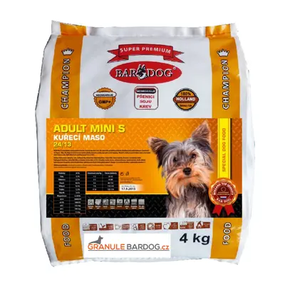 Bardog Super premiové granule Adult Mini S 24/13