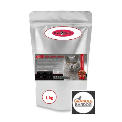 Bardog Super prémiové krmivo pro kočky Cat Light 29/12 1 kg