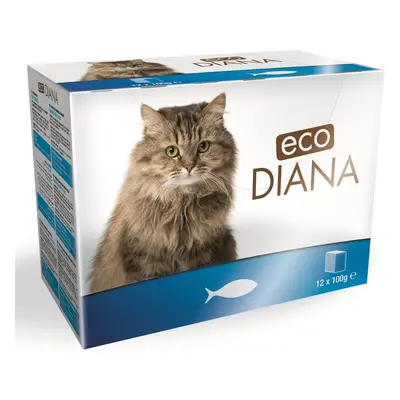 Diana eco kapsičky rybí kousky v omáčce 12x100g