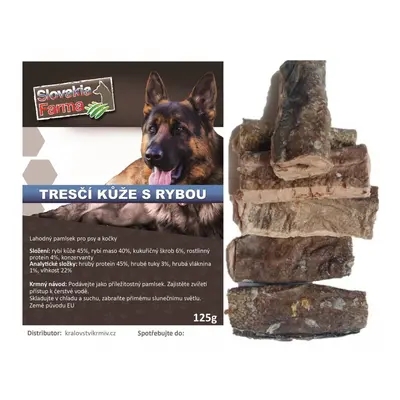 Tresčí kůže s rybou 125g