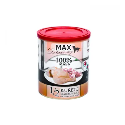 MAX 1/2 kuřete s kachními srdci 800g