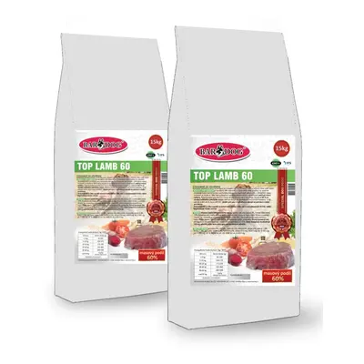 Bardog Lisované granule za studena Top Lamb 60 30 + 2 kg