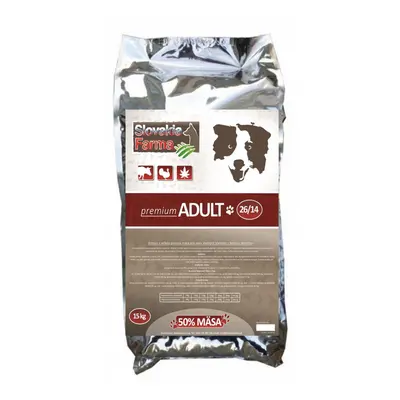 Granule Slovakia Farma Premium - Adult 26/14 - 15 kg