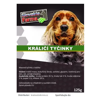 Králičí tyčinky 125g