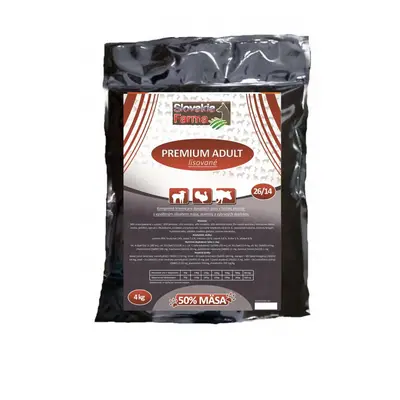 Lisované Granule Slovakia Farma - Premium Adult 26/14 - 4 kg