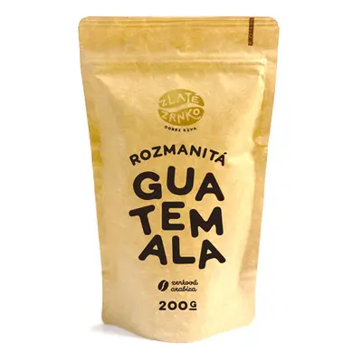 Káva Zlaté Zrnko - Guatemala - "ROZMANITÁ" 500 g MLETÁ: Mletí na moku, filtr, aeropress, frenchp