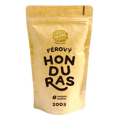 Káva Zlaté Zrnko - Honduras - "FÉROVÝ" 200 g ZRNKOVÁ