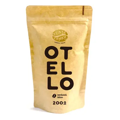 Káva Zlaté Zrnko - Otello (Směs 65% arabika a 35% robusta) - "HOŘKÝ" 1 kg MLETÁ: Mletí na domácí