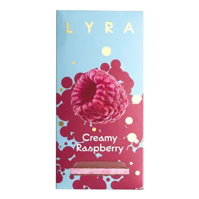 Lyra Creamy Raspberry – Mléčná čokoláda s malinovou náplní