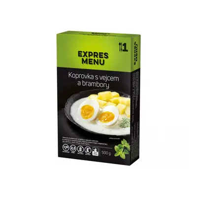 Expres Menu koprovka s vejcem a brambory 1 porce 500g