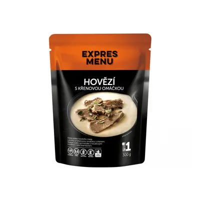 Expres Menu hovězí s křenovou omáčkou 1 porce 300g