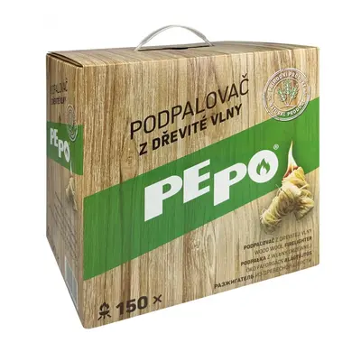 PE-PO podpalovač z dřevité vlny 150 ks