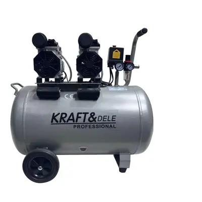 Kraft&Dele KD1398 bezolejový kompresor 100L 2x1500W