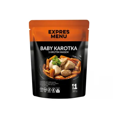 Expres Menu baby karotka s krůtím masem 1 porce 300g