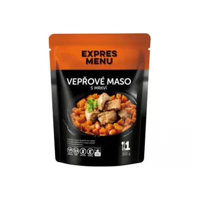 Expres Menu vepřové maso s mrkví 1 porce 300g