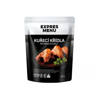 Expres Menu kuřecí křídla na medu a chilli 3 porce 300g