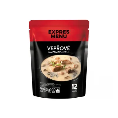 Expres Menu vepřové na žampionech 2 porce 600g