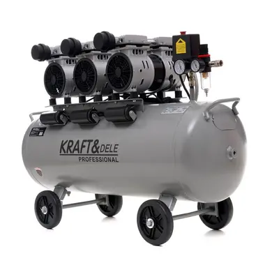 KRAFT&DELE Bezolejový kompresor100L/ 3x1500W KD1397