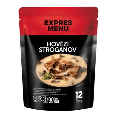 Expres Menu hovězí Stroganov 2 porce 600g