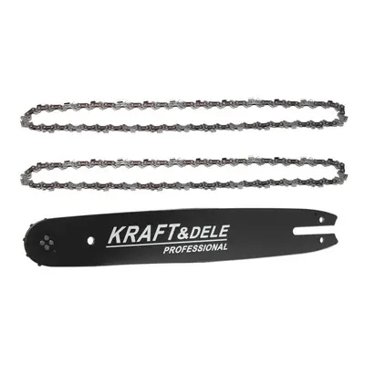 Kraft&Dele vodící lišta + 2 řetězy 40cm 3/8 KD10152