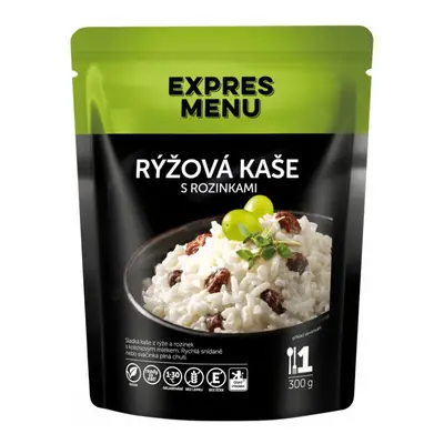 Expres Menu rýžová kaše s rozinkami 1 porce 300g