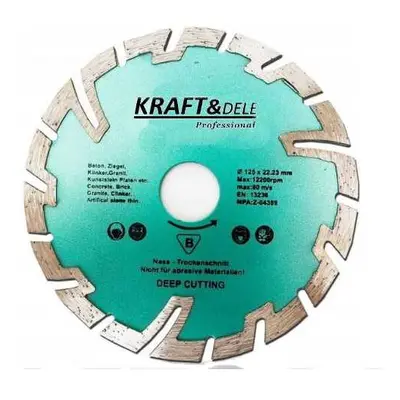 Kraft&Dele segmentový diamantový kotouč 125 x 22,2 mm KD928