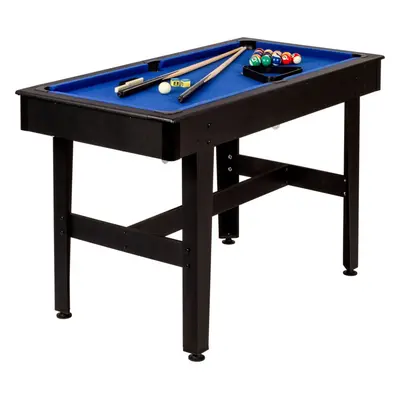 57277 GamesPlanet® Kulečníkový stůl pool biliard 4 ft, modrý