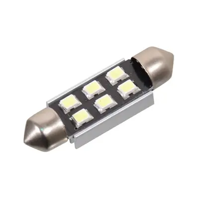 Compass Žárovka 6 LED CAN-BUS s rezistorem - bílá, 12V