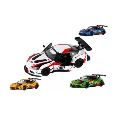 Auto Kinsmart Toyota GR Supra Racing 13 cm, kov