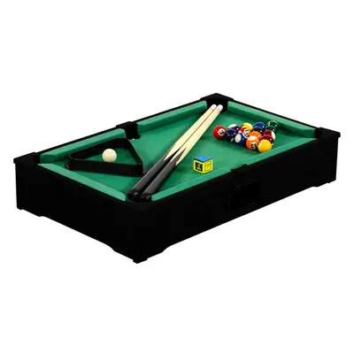 GamesPlanet® 40540 Mini kulečník pool s příslušenstvím 51 x 31 x 10 cm, černý