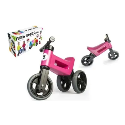 Teddies FUNNY WHEELS růžové 2v1 28/31cm