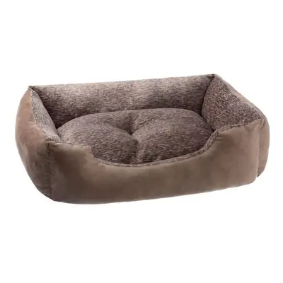 MOVIT 89462 Petstuff Pelíšek pro psa, velikost M, 65 x 48 x 19 cm, hnědý