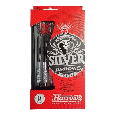 Harrows SOFT SILVER ARROW Šipky s plastovým hrotem 18g