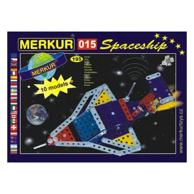 MERKUR Raketoplán 01Stavebnice 10 modelů 19v krabici 26x18x5cm