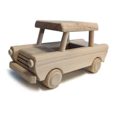 Gaboni 92245 Dřevěné auto Trabant, 24 x 9 x 11 cm