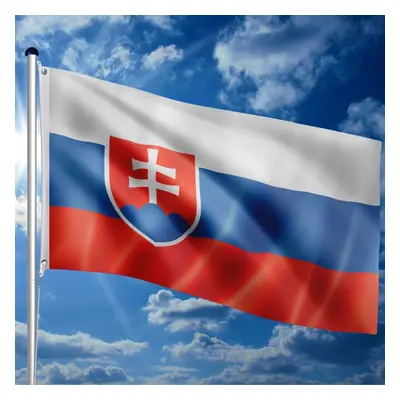 85188 FLAGMASTER® Vlajkový stožár vč. vlajky Slovensko, 650 cm