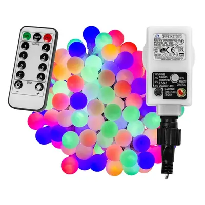 VOLTRONIC® 67318 Párty osvětlení - 20 m, 200 LED diod, barevné + ovladač