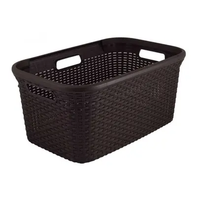 CURVER RATTAN STYLE 30476 Koš na prádlo 45 l hnědý