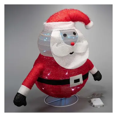 Nexos Vánoční dekorace - Santa Claus, 30 LED, 58 cm