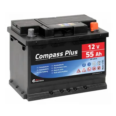 Compass PLUS 12V 55Ah 420A am27562