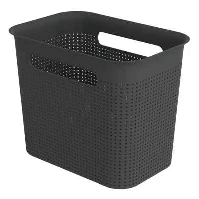 Rotho 92255 ROTHO Úložný box BRISEN, 7 L, plast, černý