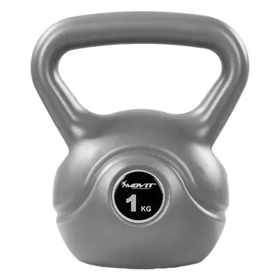 63178 Movit Kettlebell činka, 1 kg, šedá/černá