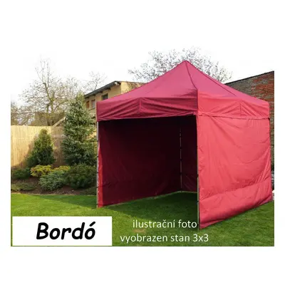 Tradgard PROFI STEEL 57114 Zahradní párty stan 3 x 6 - bordo