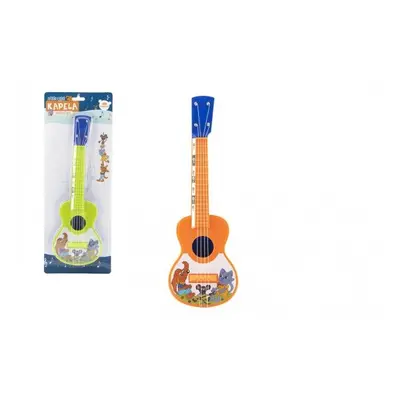 Ukulele/kytara 40cm s trsátkem Zvířátka a jejich kapela